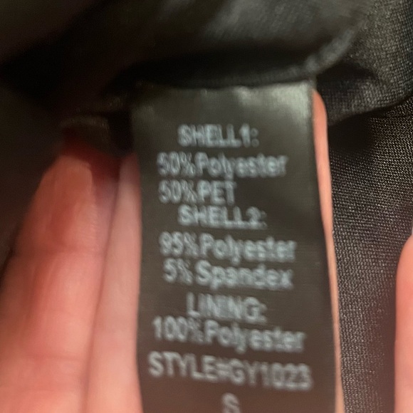 Mini black sequined strapless Romper size Small - Picture 5 of 9